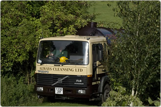 Always Cleansing Septic Tank Lorry in Devon