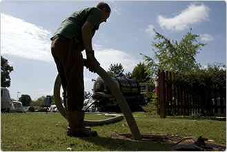 Emptying Sewage from a Septic Tank in Devon